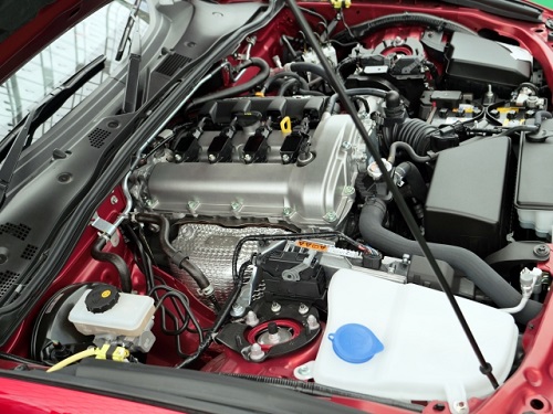 エンジンルームの写真